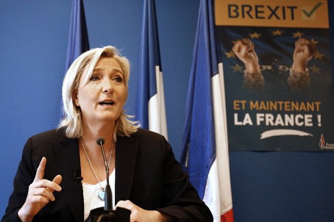 France's Marine Le Pen wants a 'Frexit' referendum